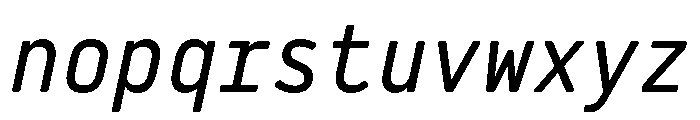 29LTBaseet MediumSlanted Font LOWERCASE