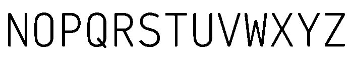 29LTBaseet Regular Instance Font UPPERCASE