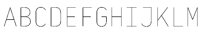 29LTBaseet Thin Instance Font UPPERCASE