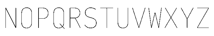 29LTBaseet Thin Instance Font UPPERCASE