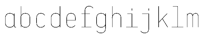 29LTBaseet Thin Instance FONT