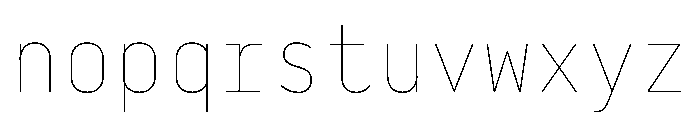 29LTBaseet Thin Instance Font LOWERCASE