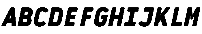 29LTBaseetSlanted BlackSlanted Instance Font UPPERCASE