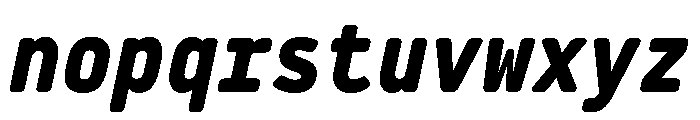 29LTBaseetSlanted BlackSlanted Instance Font LOWERCASE