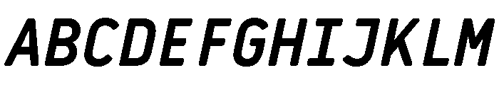 29LTBaseetSlanted BoldSlanted Instance Font UPPERCASE