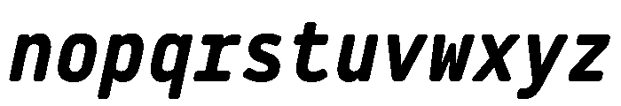 29LTBaseetSlanted ExtraBoldSlanted Instance Font LOWERCASE