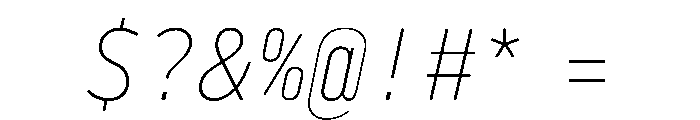 29LTBaseetSlanted ExtraLightSlanted Instance Font OTHER CHARS