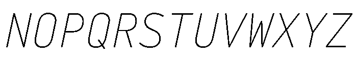 29LTBaseetSlanted ExtraLightSlanted Instance Font UPPERCASE