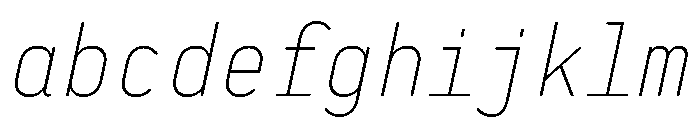29LTBaseetSlanted ExtraLightSlanted Instance FONT