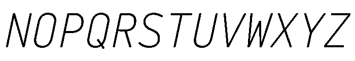 29LTBaseetSlanted LightSlanted Instance Font UPPERCASE