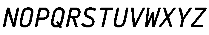 29LTBaseetSlanted MediumSlanted Instance Font UPPERCASE