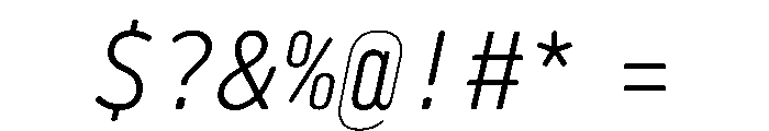 29LTBaseetSlanted Slanted Instance Font OTHER CHARS