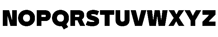 29LTBukra Black Instance Font UPPERCASE