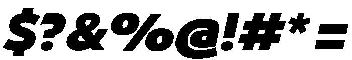 29LTBukra BlackSlanted Font OTHER CHARS