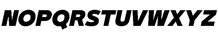 29LTBukra BlackSlanted Font UPPERCASE