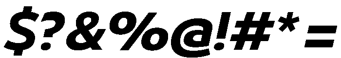 29LTBukra BoldSlanted Font OTHER CHARS