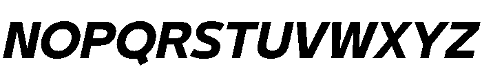 29LTBukra BoldSlanted Font UPPERCASE