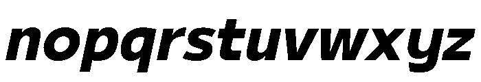 29LTBukra BoldSlanted Font LOWERCASE