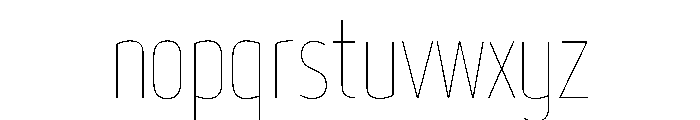29LTBukra CondHairline Instance 8826325e Font LOWERCASE