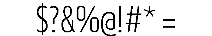 29LTBukra CondLight Instance Ddf2029f Font OTHER CHARS