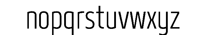 29LTBukra CondLight Instance Ddf2029f Font LOWERCASE