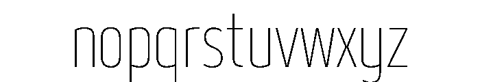 29LTBukra CondThin Instance Font LOWERCASE