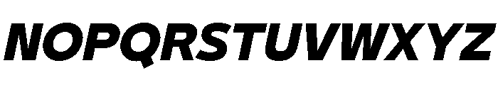 29LTBukra ExtraBoldSlanted Font UPPERCASE