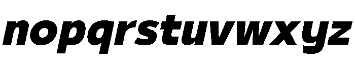 29LTBukra ExtraBoldSlanted Font LOWERCASE