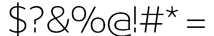 29LTBukra ExtraLight Instance Font OTHER CHARS