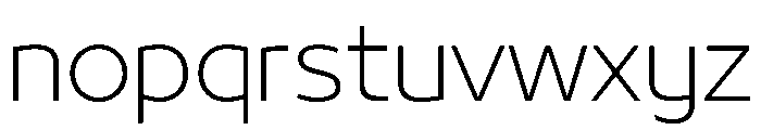 29LTBukra ExtraLight Instance Font LOWERCASE