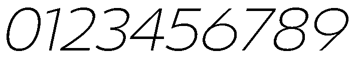 29LTBukra ExtraLightSlanted Font OTHER CHARS