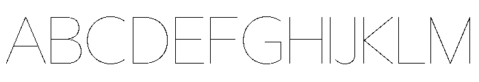 29LTBukra Hairline Instance Font UPPERCASE
