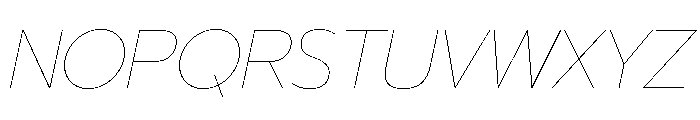 29LTBukra HairlineSlanted Font UPPERCASE