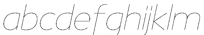 29LTBukra HairlineSlanted FONT