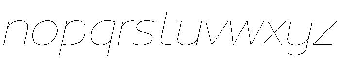 29LTBukra HairlineSlanted Font LOWERCASE