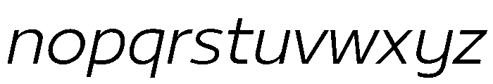 29LTBukra LightSlanted Font LOWERCASE