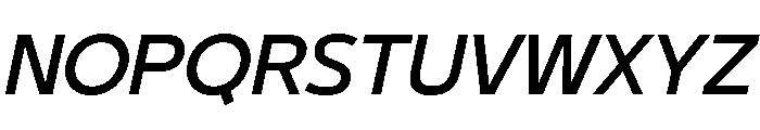 29LTBukra MediumSlanted Font UPPERCASE