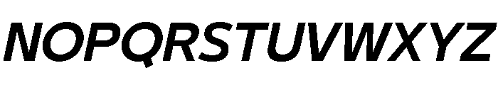 29LTBukra SemiBoldSlanted Font UPPERCASE