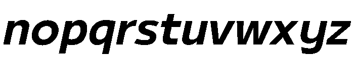 29LTBukra SemiBoldSlanted Font LOWERCASE