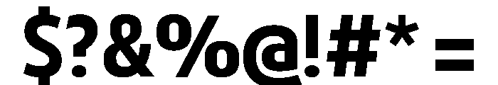 29LTBukra SemiCondBold Instance Font OTHER CHARS