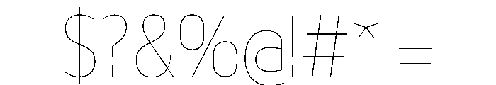 29LTBukra SemiCondHairline Instance F6e1eb02 Font OTHER CHARS