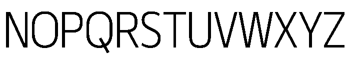29LTBukra SemiCondLight Instance Font UPPERCASE