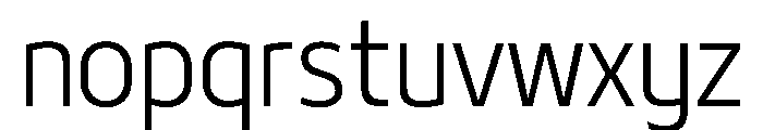 29LTBukra SemiCondLight Instance Font LOWERCASE