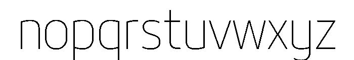 29LTBukra SemiCondThin Instance 107b894b Font LOWERCASE