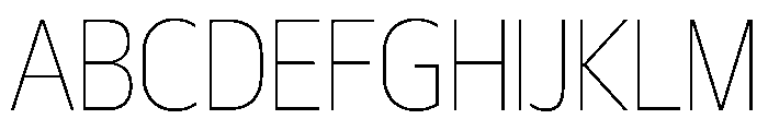29LTBukra SemiCondThin Instance Font UPPERCASE