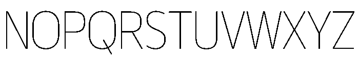 29LTBukra SemiCondThin Instance Font UPPERCASE