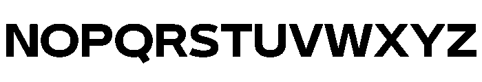 29LTBukra SemiWideBold Instance Font UPPERCASE