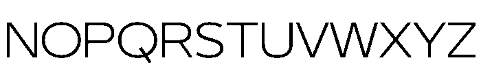 29LTBukra SemiWideLight Instance Font UPPERCASE