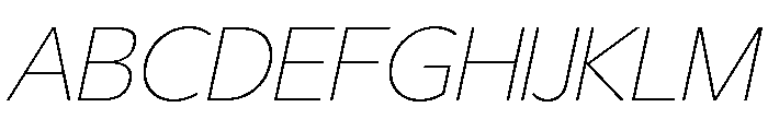 29LTBukra ThinSlanted Font UPPERCASE