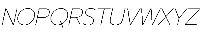 29LTBukra ThinSlanted Font UPPERCASE